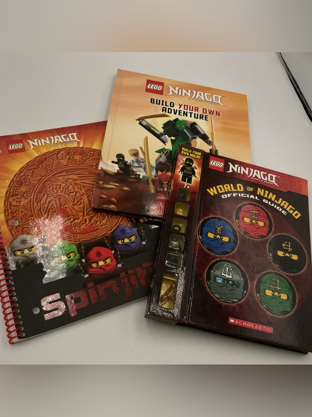 Lego Ninjago Cole Minifigure Book Lot x3 Official Guide Build Your Own Adventure